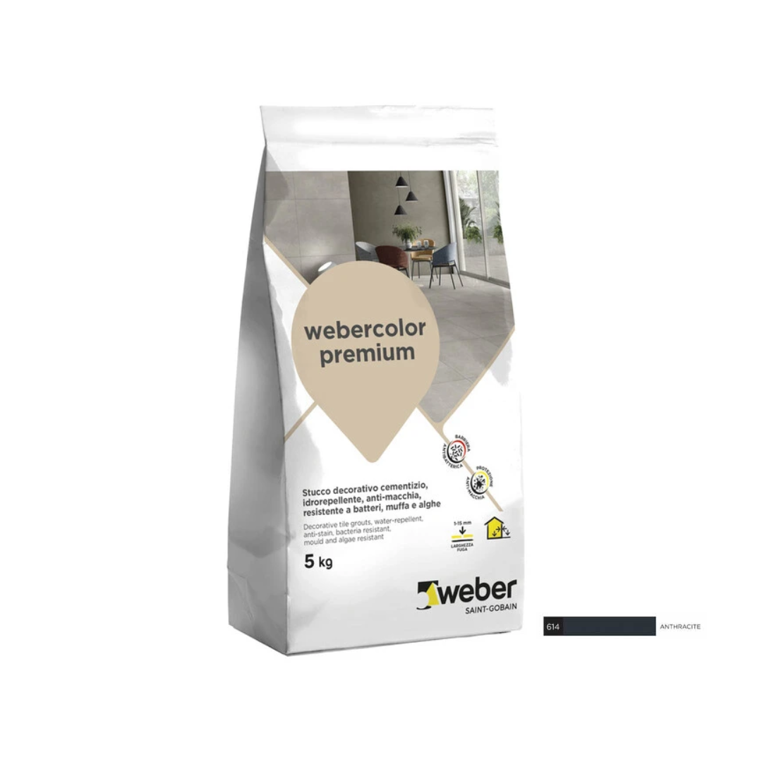webercolor Premium - Antracita 5 kg