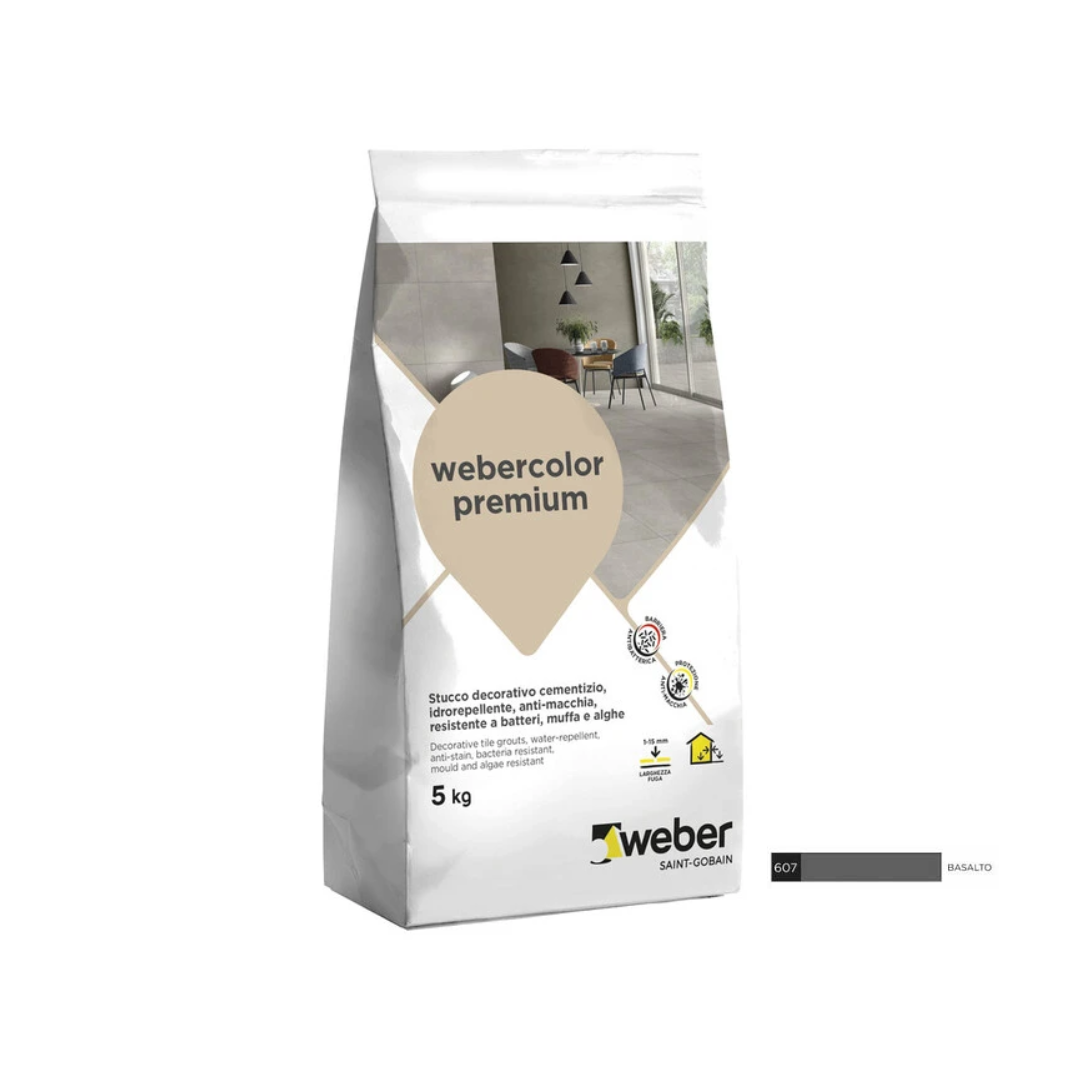 webercolor Premium - Basalto 5 kg